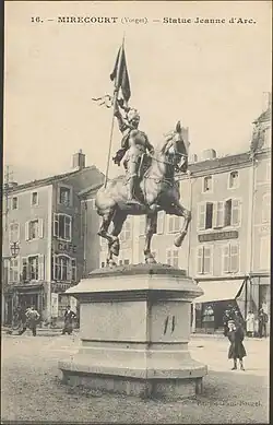 Statue équestre de Jeanne d'Arc (Emmanuel Frémiet, Mirecourt)