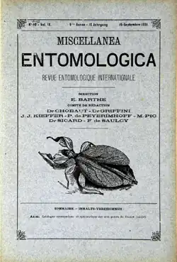 Image illustrative de l’article Miscellanea Entomologica