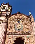 Façade de la Mission San Miguel Conca.