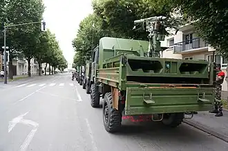 MISTRAL sur un camion Renault TRM 2000.