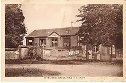 La mairie de Mittainvilliers dans les années 1940.