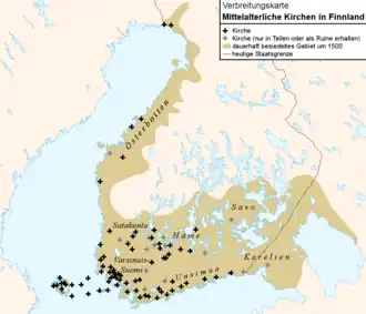 Églises médiévales de Finlande