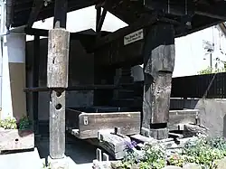 Vieux pressoir du XVIIe&nbsp;siècle.