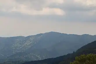 Le Mittelrainkopf depuis le Grand Ventron au nord.