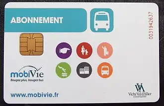Carte à puce MobiVie