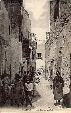 Rue du mellah (vers 1910)