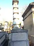 Tombe du général Wysocki, cimetière du Père-Lachaise.