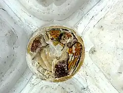 Clé de voute de la chapelle sud.