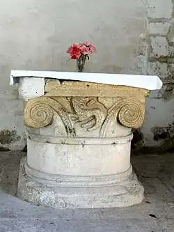 Fonts baptismaux &nbsp;Classé&nbsp;MH.