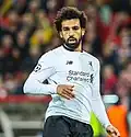 Mohamed Salah, joueur star de Liverpool détenant plusieurs records historiques avec le club.