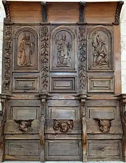 Stalles de l'église Notre-Dame de Moirax