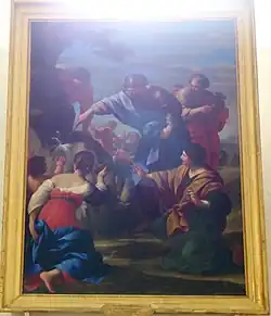 Moise fait jaillir l'eau du rocher, XVIIe&nbsp;siècle.