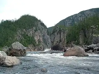 Photographie de la rivière Moisie sur la Côte-Nord.