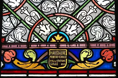 Signature Haussaire, atelier de Lille.