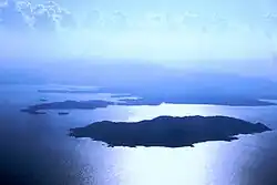 Vue de Molara et de Punta Coda Cavallo