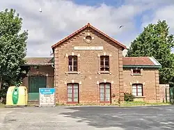 Le bâtiment de la gare en 2020