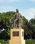 Monument à Christophe Colomb dans les jardins