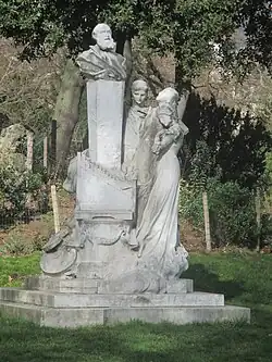 Monument à Charles Gounod (1902), Paris, parc Monceau.