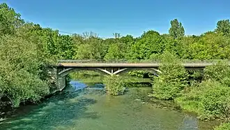 Le pont sur l'Ognon.