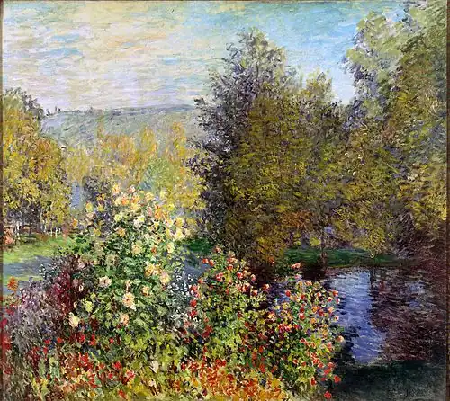 Coin de jardin à Montgeron par Claude Monet (1876).