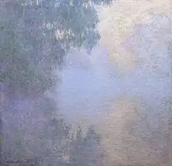 Monet - Branch of the Seine near Giverny (Mist), from the series “Mornings on the Seine”, 1897