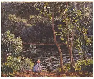 Le Bateau-atelier,  1875, collection particulière.