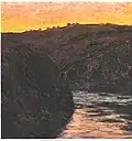 Claude Monet, Vallée de la Creuse au soleil couchant (1889).