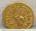 Monnaie wisigothique imitant Justin II.
