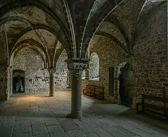 Promenoir et son prolongement vers l'ouest.