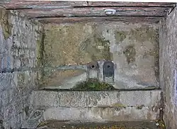 Fontaine initiale du château.
