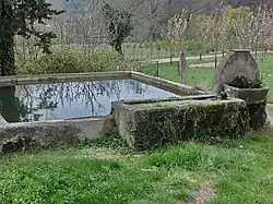 Fontaine du château de Bourrigaille.