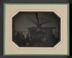 Passagers dans une cange sur le Nil, 1845-1846.