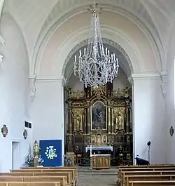 L'intérieur de l'église Saint-Pierre.