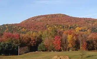 Vue depuis le rang Sainte-Cécile.