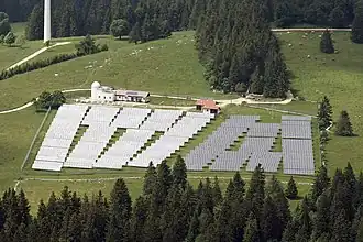 Centrale solaire sur le mont Soleil