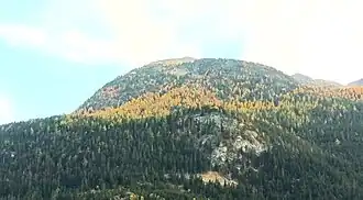 Vue du mont Coburne à Orelle.