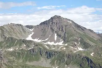 Vue du versant ouest depuis la Pointe Leysser.