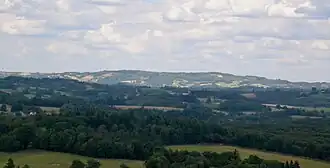Vue du mont Gargan depuis la tour de Masseret.