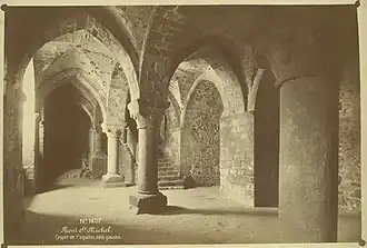 Salle de l'Aquilon. Photographie ancienne, vers 1880.