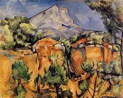 Paul Cézanne, Montagne Sainte-Victoire (1897).