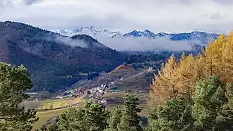 Montaillou en automne.