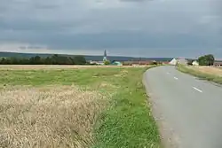 Montainville, vue de la route d'Andelu