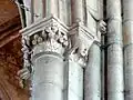 Croisée du transept, chapiteaux de la pile nord-est.