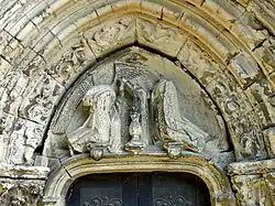 Tympan du portail sud.