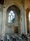 Transept, vue sud-nord.