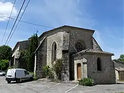 Le chevet de l'église Saint-Jean.