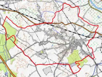 Carte topographique.