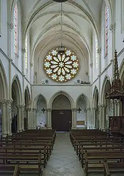 La contre-façade et la rosace