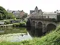 Le pont Napoléon sur la Sarthe.