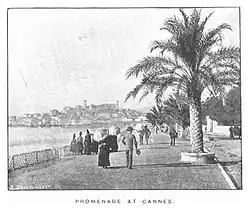 La Croisette en 1891.